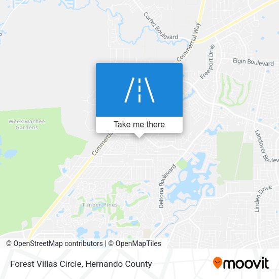 Mapa de Forest Villas Circle