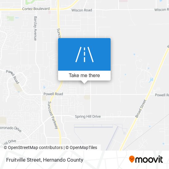 Fruitville Street map