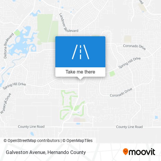 Galveston Avenue map