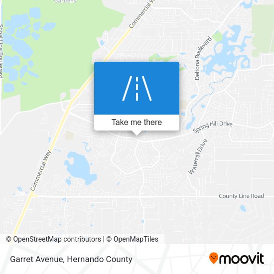 Garret Avenue map