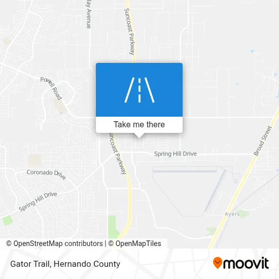 Gator Trail map