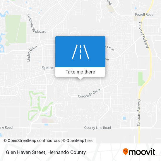 Glen Haven Street map
