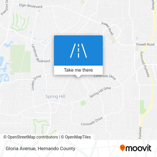 Mapa de Gloria Avenue