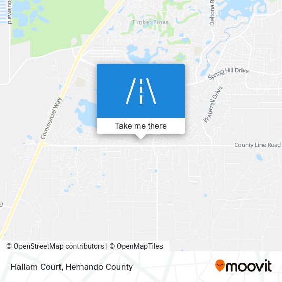 Hallam Court map