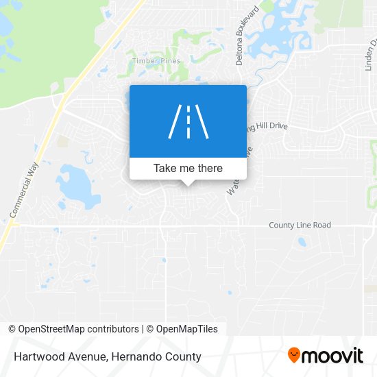 Mapa de Hartwood Avenue