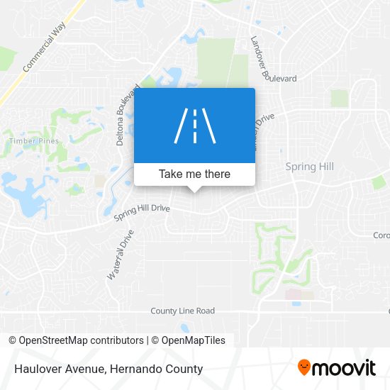 Mapa de Haulover Avenue