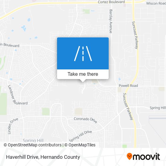 Haverhill Drive map