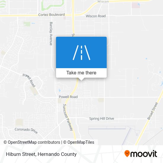Mapa de Hiburn Street