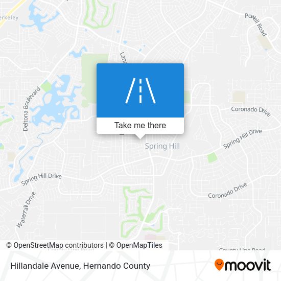 Hillandale Avenue map