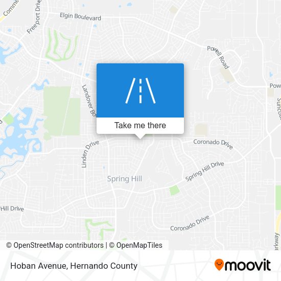 Mapa de Hoban Avenue