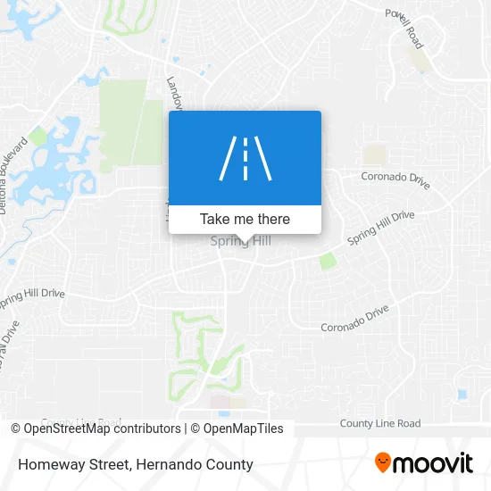 Homeway Street map