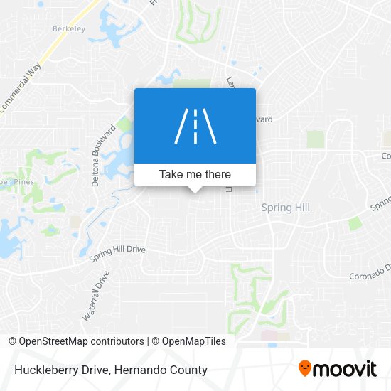 Mapa de Huckleberry Drive
