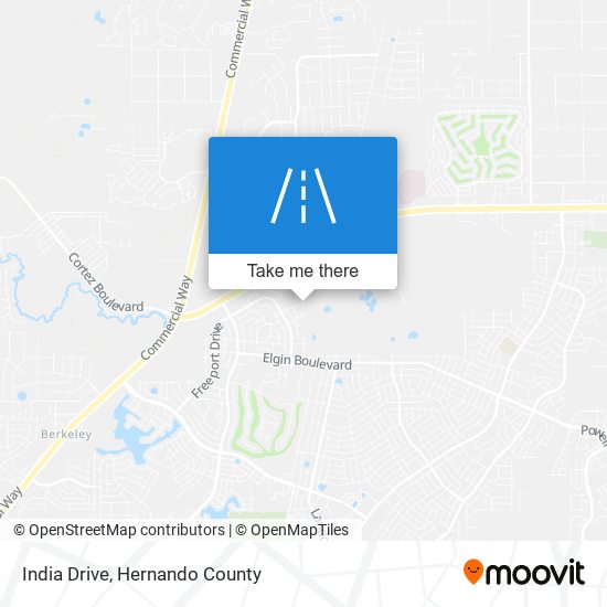 India Drive map