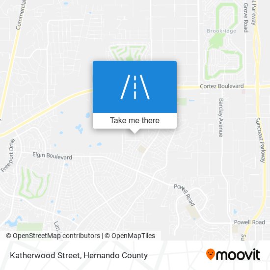 Katherwood Street map