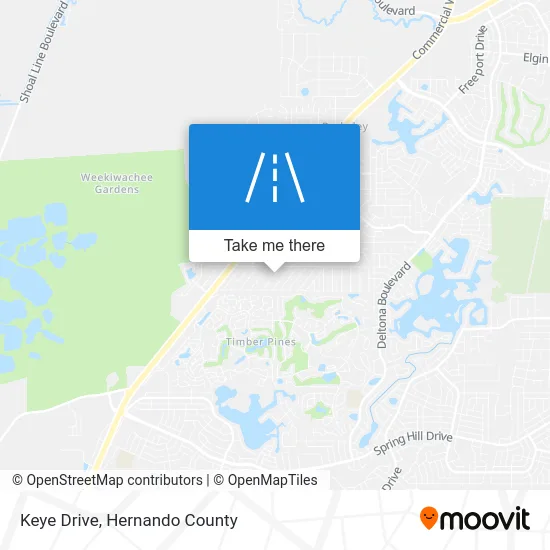 Keye Drive map