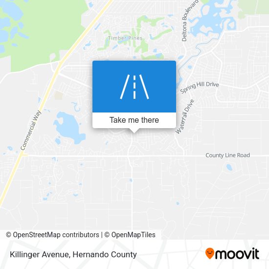 Mapa de Killinger Avenue