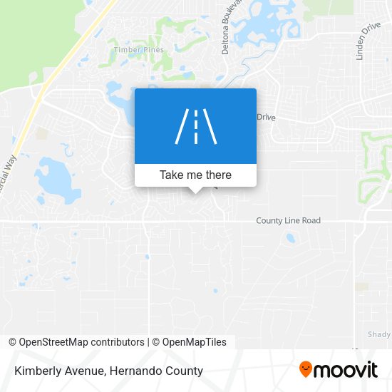 Kimberly Avenue map
