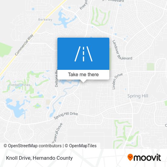 Knoll Drive map