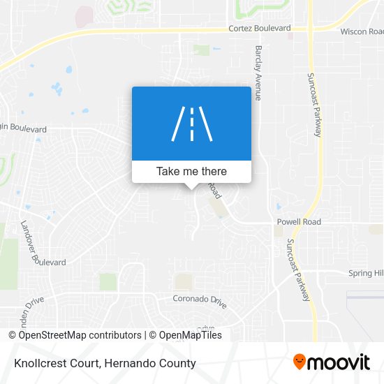 Knollcrest Court map