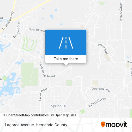 Mapa de Lagorce Avenue