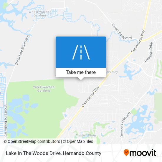 Lake In The Woods Drive map