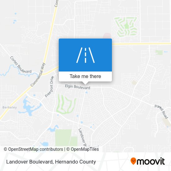 Mapa de Landover Boulevard