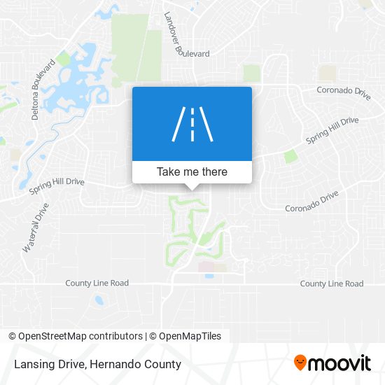 Lansing Drive map