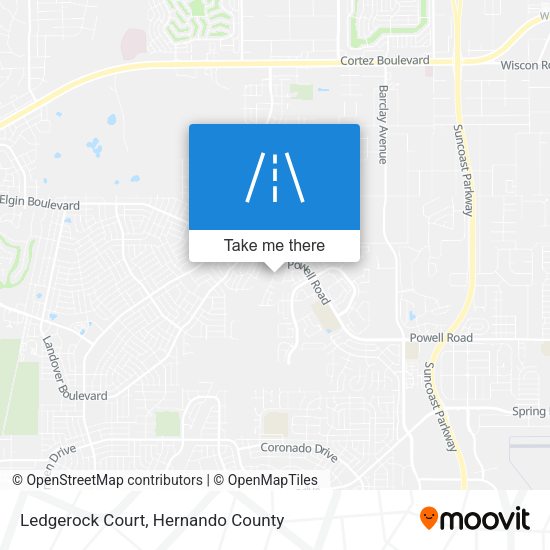 Ledgerock Court map