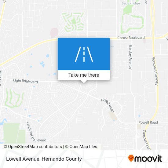 Mapa de Lowell Avenue