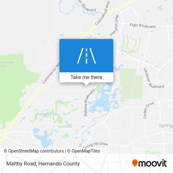 Maltby Road map