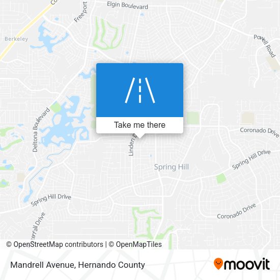 Mandrell Avenue map