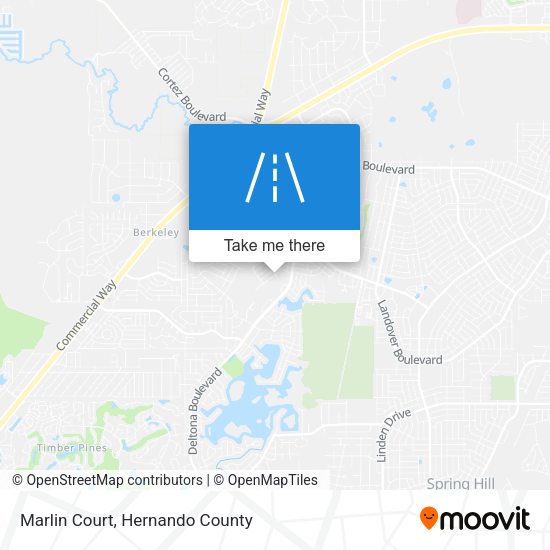 Marlin Court map