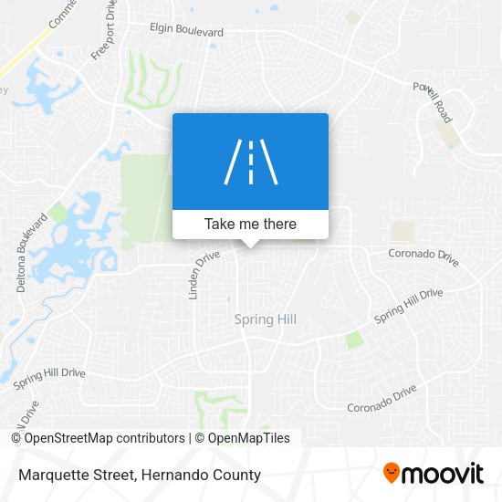 Marquette Street map