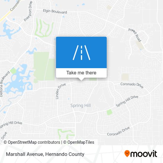 Marshall Avenue map
