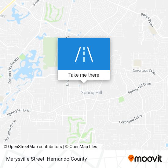 Marysville Street map