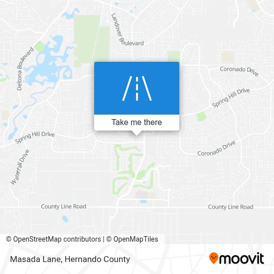 Masada Lane map
