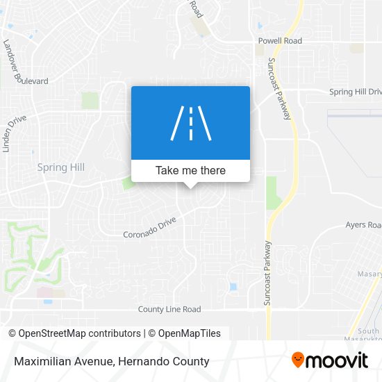 Maximilian Avenue map