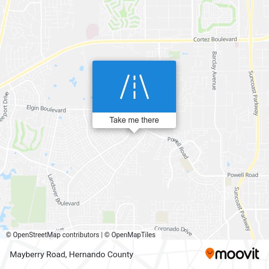 Mapa de Mayberry Road