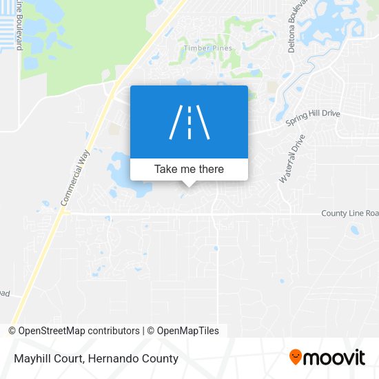 Mapa de Mayhill Court