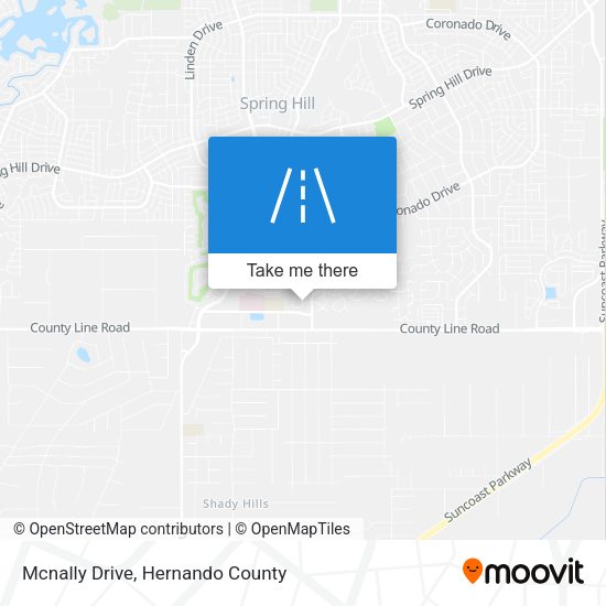 Mcnally Drive map