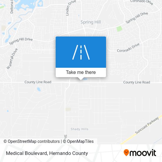 Mapa de Medical Boulevard