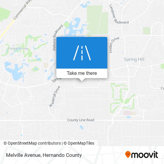 Mapa de Melville Avenue