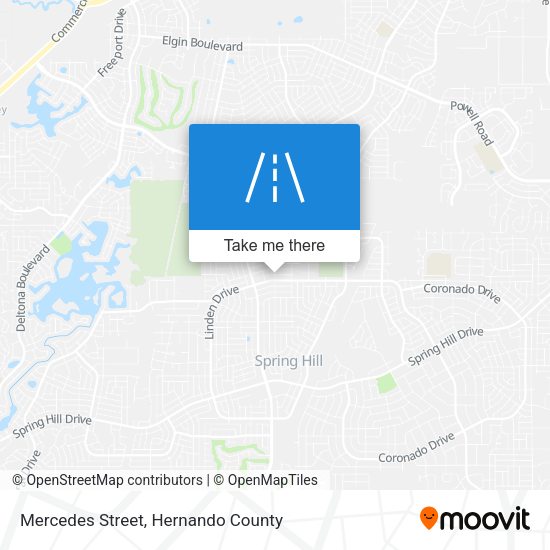Mercedes Street map