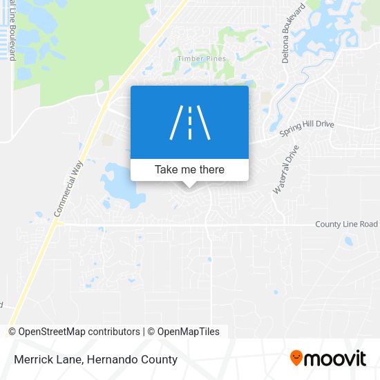 Mapa de Merrick Lane