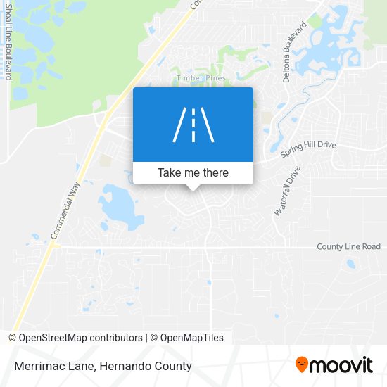 Mapa de Merrimac Lane