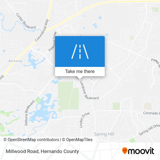 Millwood Road map