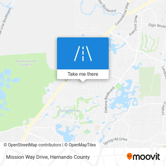 Mission Way Drive map