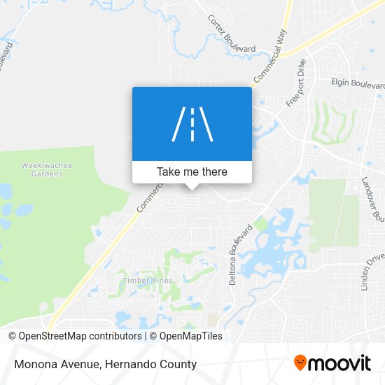 Mapa de Monona Avenue