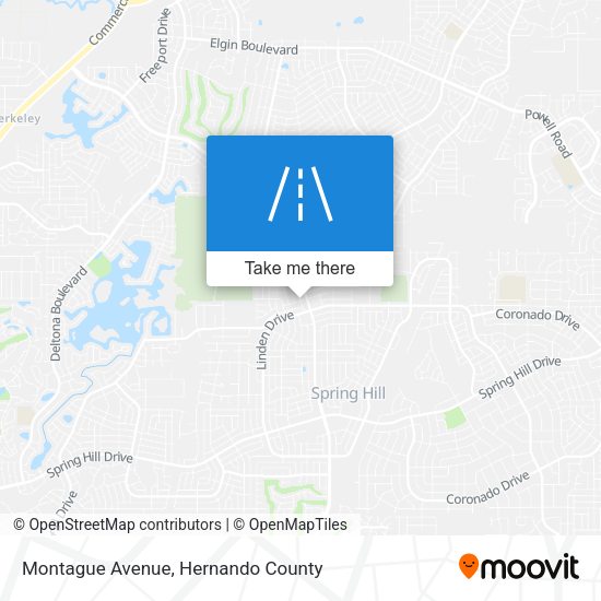 Montague Avenue map