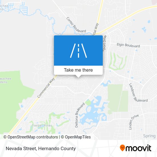 Mapa de Nevada Street
